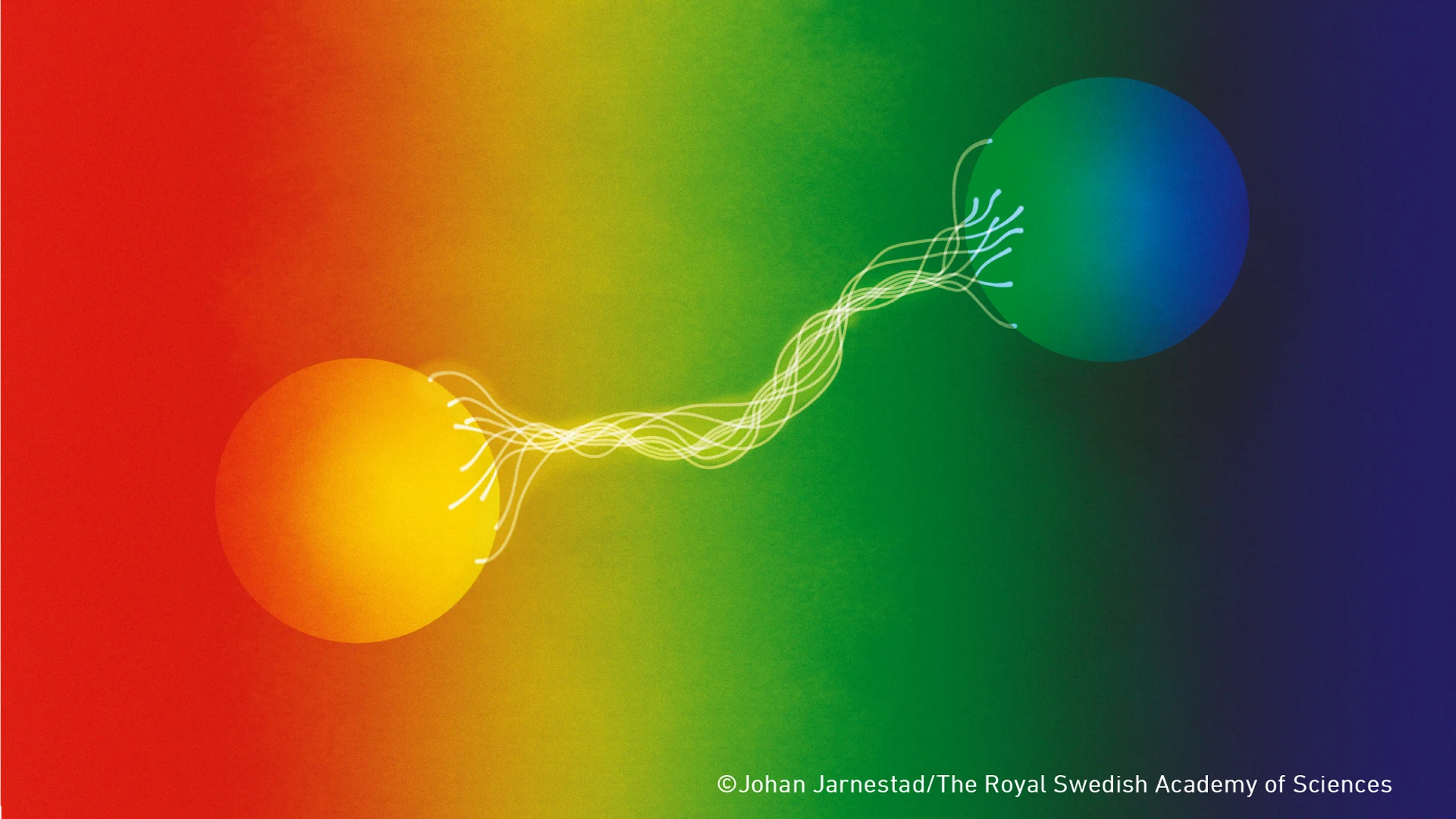 Représentation de l'intrication quantique par Johan Jarnestad Académie royale des sciences de Suède